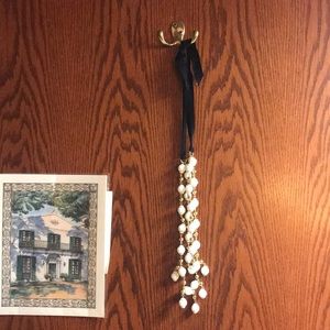 J. Crew beaded gold necklace formal